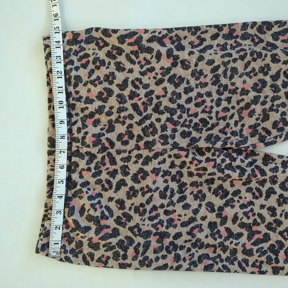 Cuddl Duds Climate Right Animal Print Leggings MEDIUM Pink Leopard - Picture 8 of 11